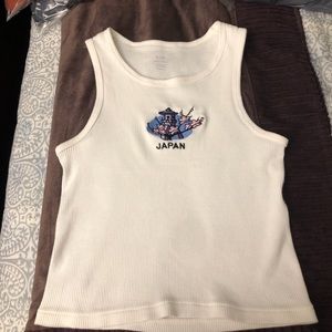 Brandy Melville Tops Copy Super Rare Brandy Melville Japan Tank Top Poshmark